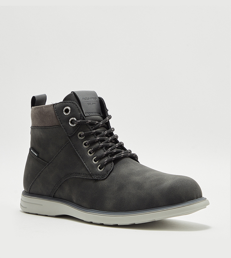 Grey cheap casual boots