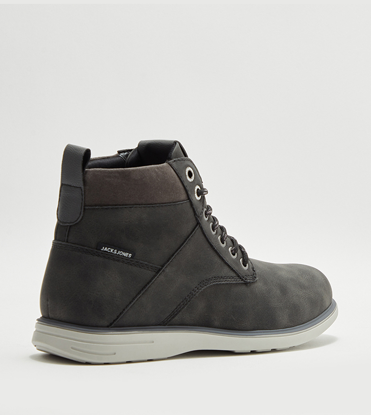 Lace Up Mid-Top Boots