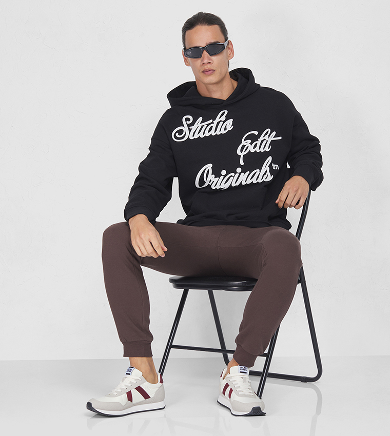 Printed Long Sleeves Hoodie