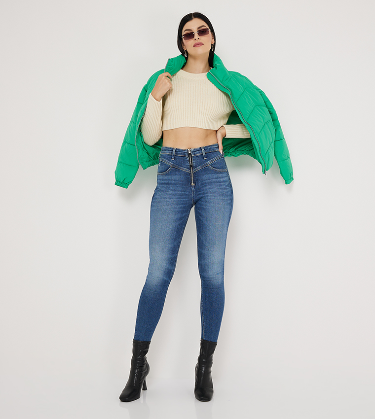 Knitted Cropped Sweater