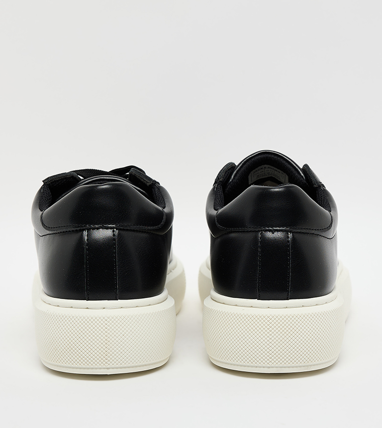 Lace-Up Platform Sneakers