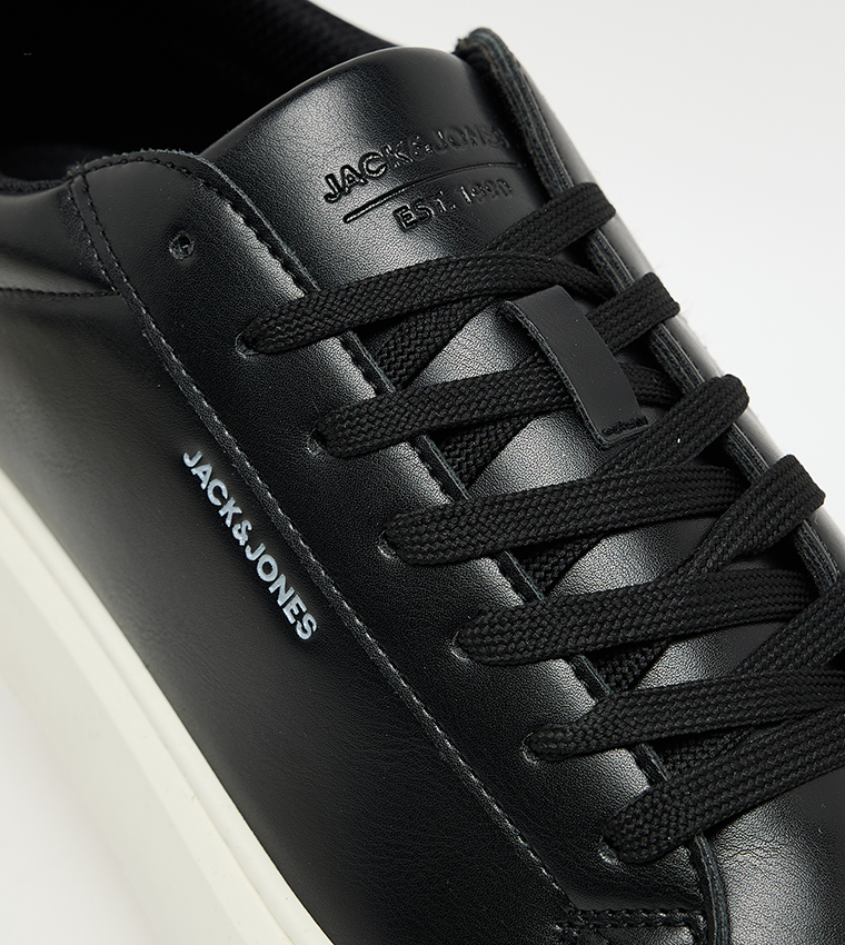 Lace-Up Platform Sneakers