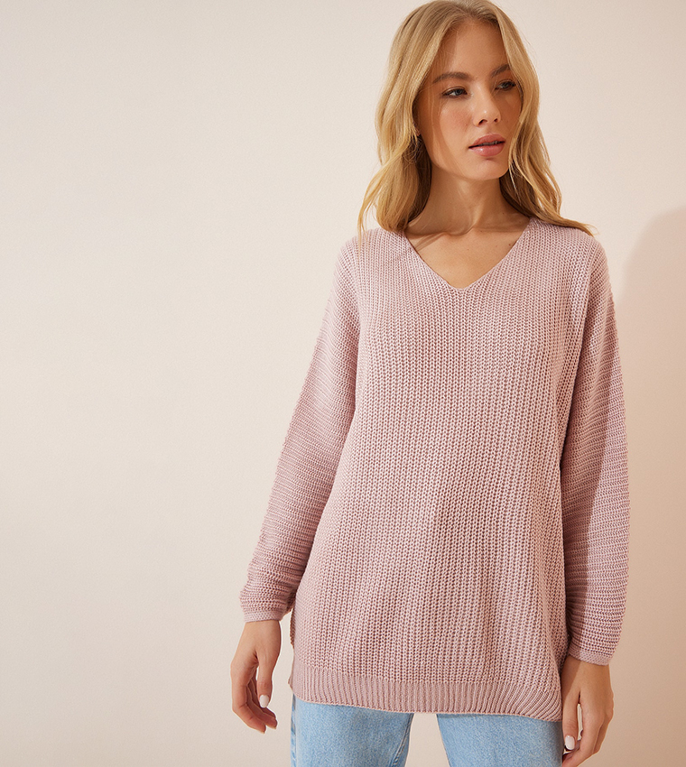Knitted Round Neck Sweater