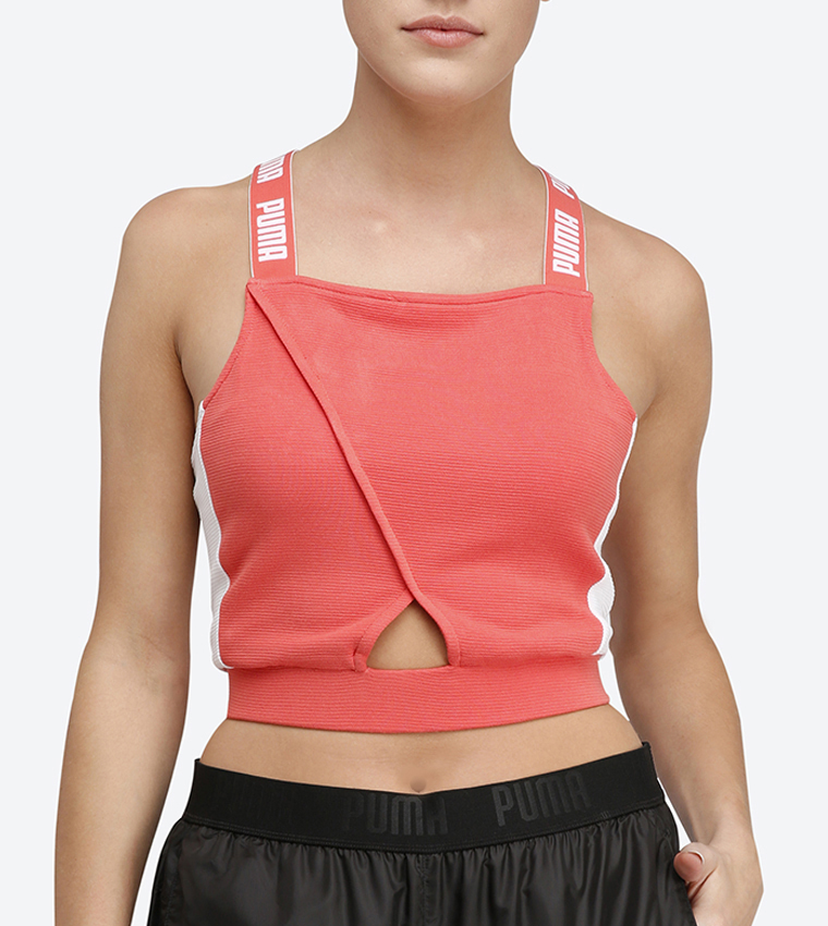 Buy Puma Archive Crop Top Coral 57539223 In Orange 6thStreet Qatar