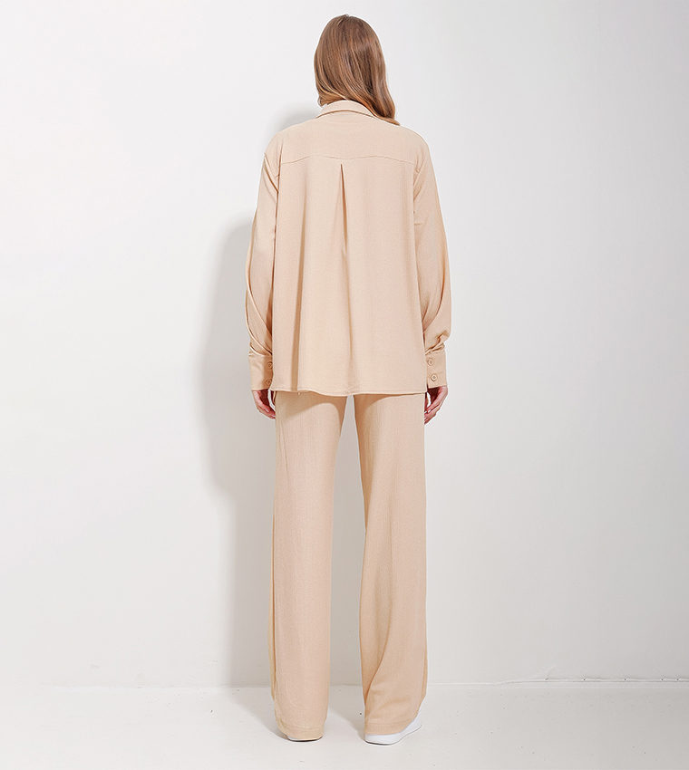 3 Piece Textured Clothing Set