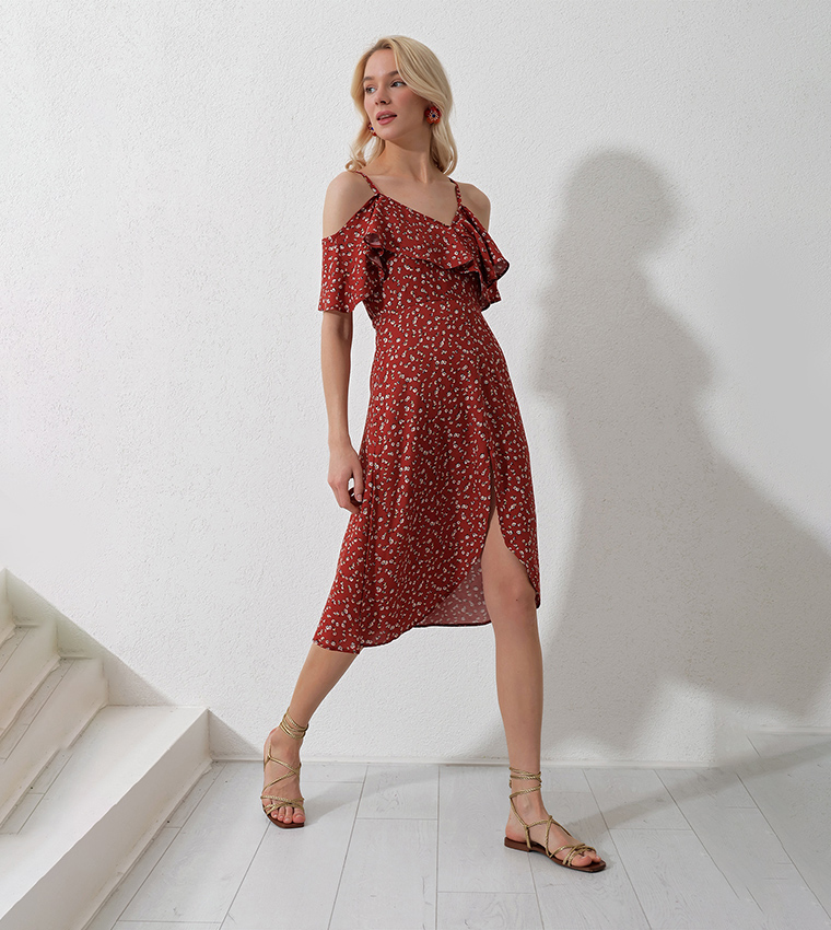 karen millen red dress sale Red Halter Neck Dresses