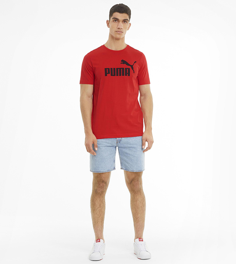 Puma red store t shirt