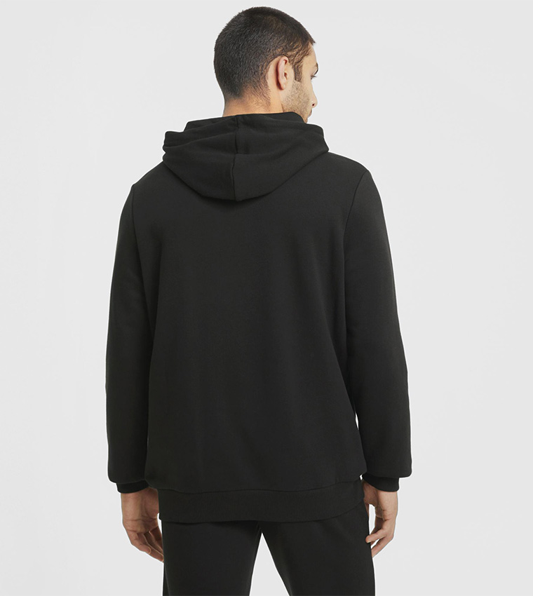 Buy Puma ESS Big Logo Regular Fit Hoodie In Black | 6thStreet Qatar