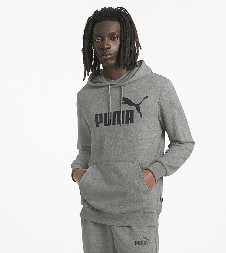 Grey puma deals hoodie