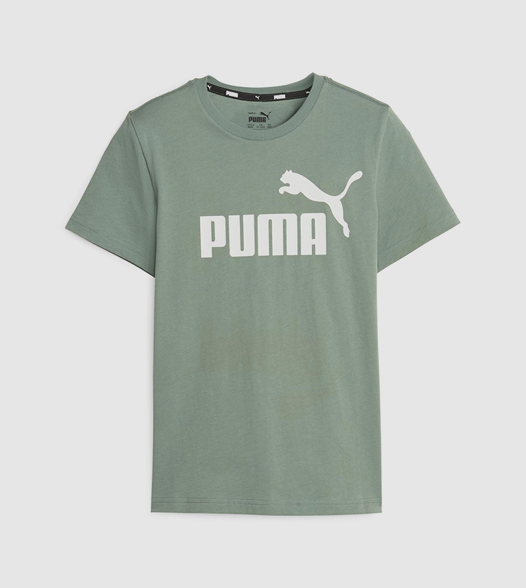 Teal store puma shirt