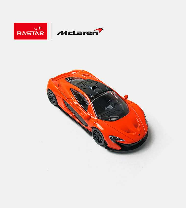 Rastar 1/43 Scale Mclaren P1 Metal Die-Cast Car - Orange