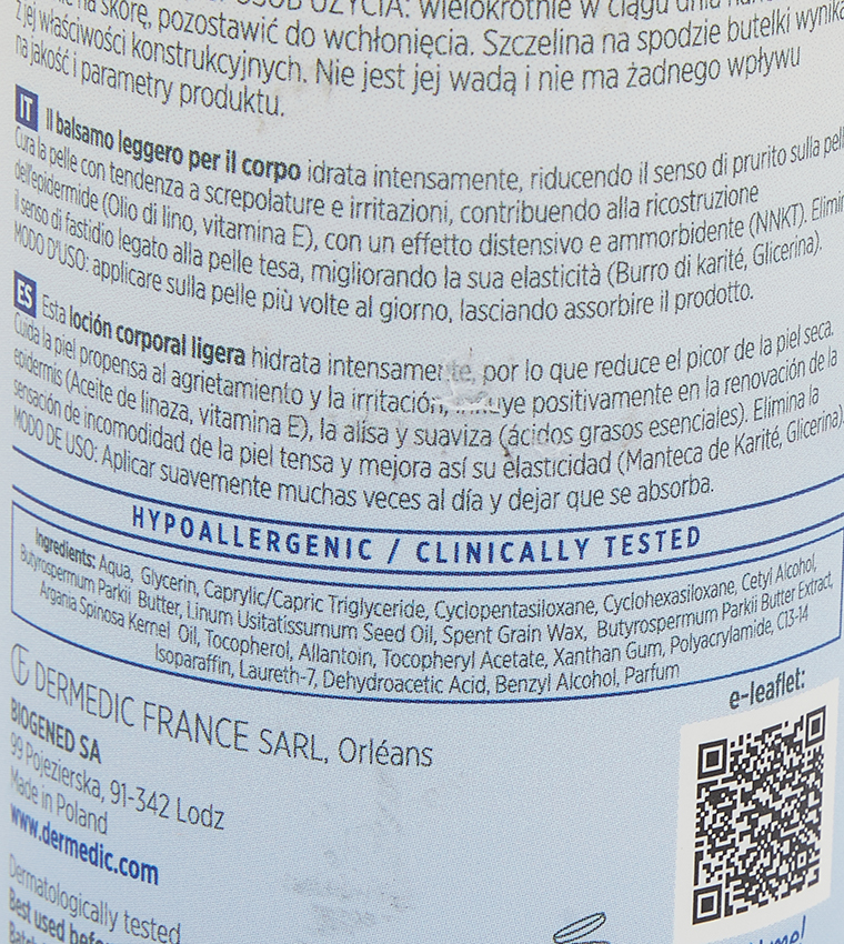 Baby Atopy Light Body Lotion 205g