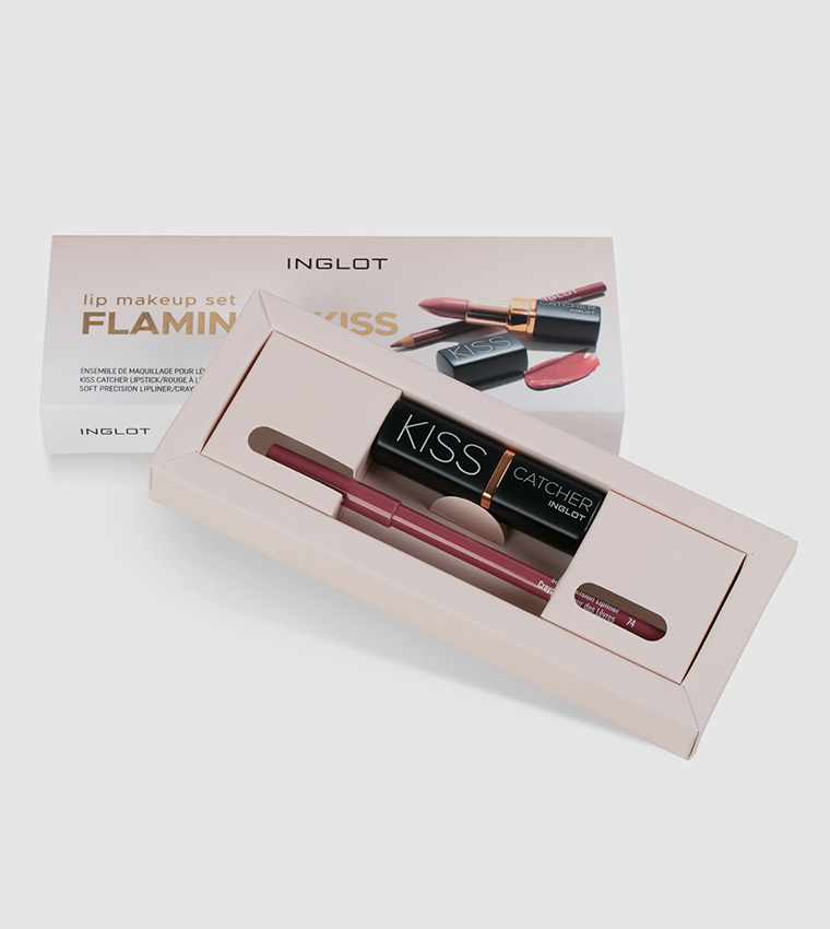 Inglot Lip Makeup Set Flamingo Kiss 4 gm