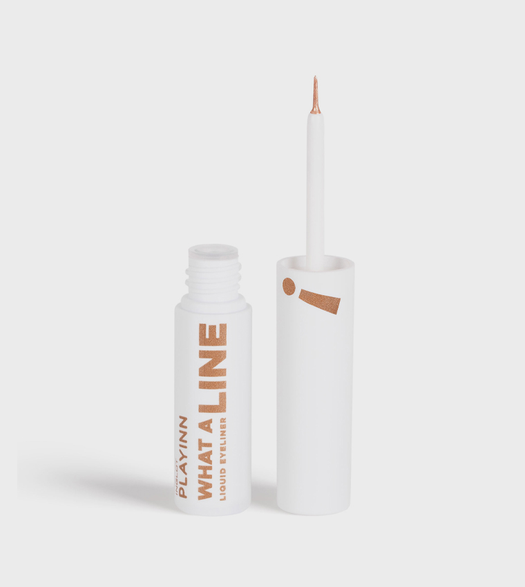 Playinn What A Line! Liquid Eyeliner - Powerful Gold 14, 3.5ml