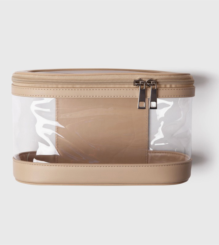 Cosmetic Bag Set - Beige