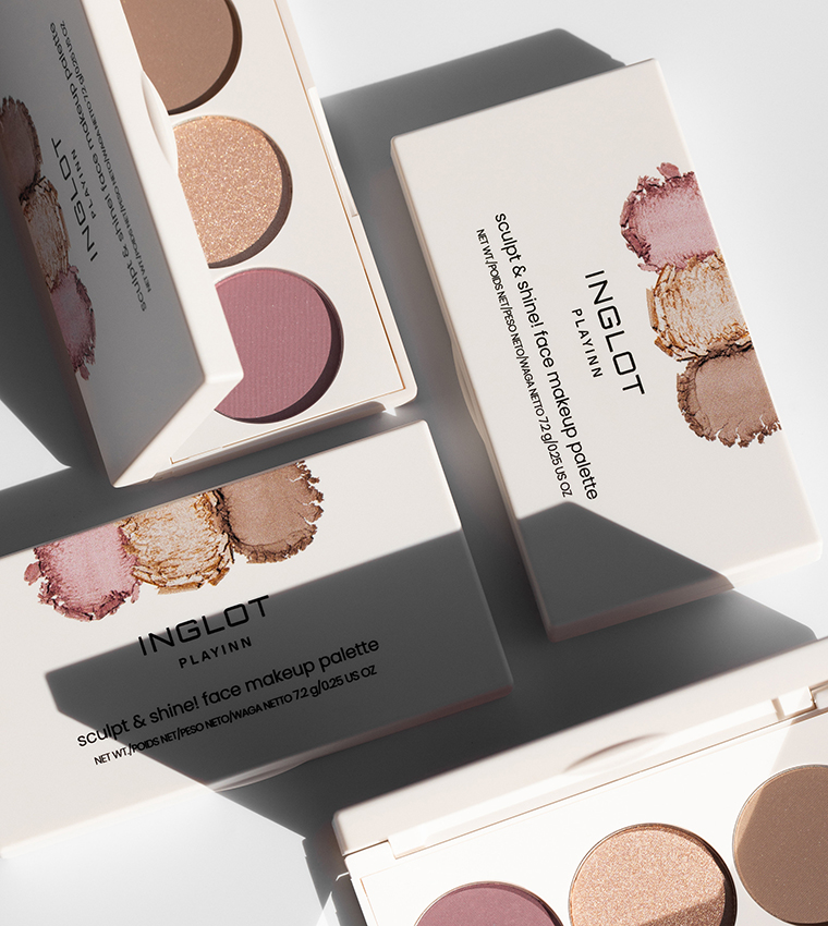 Playinn Face Makeup Palette - Sculpt & Shine!