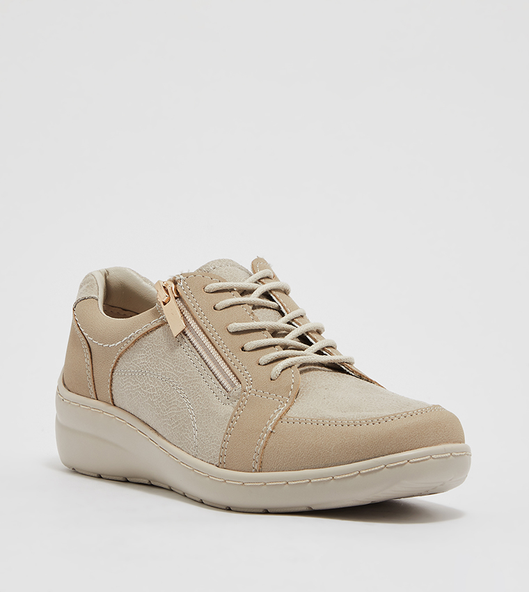 Buy Go Soft @ CCC Casual Lace Up Shoes In Beige