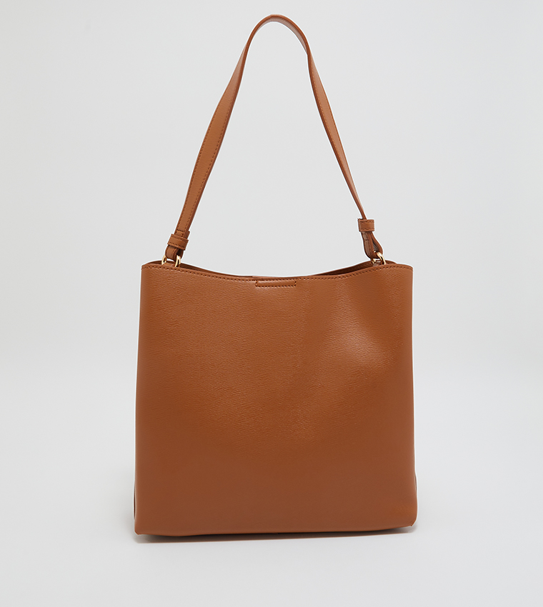 Buy Jenny Fairy @ CCC Zipper Closure Top Handle Bag In Tan | AIVI UAE