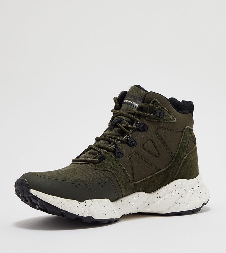Colorblocked Hiking Boots