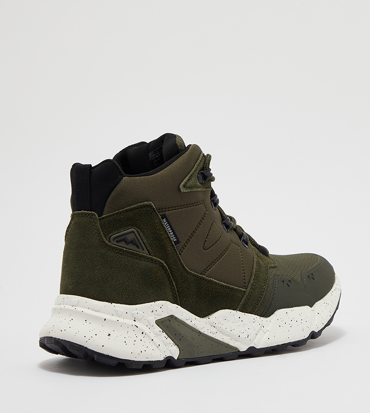 Colorblocked Hiking Boots