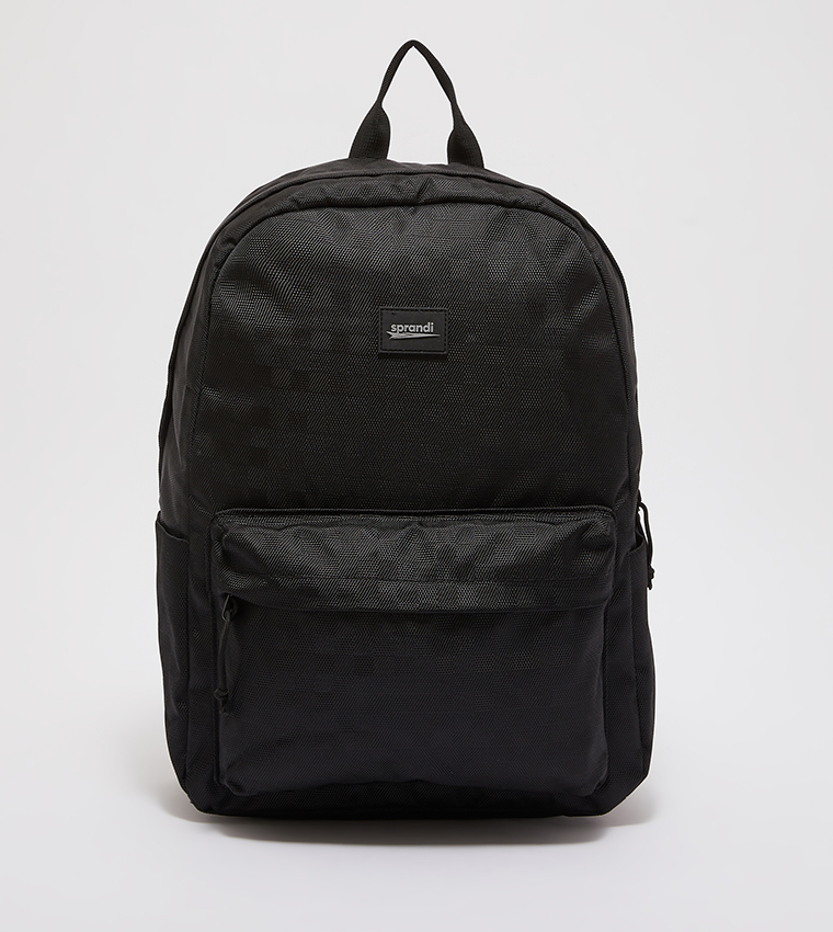 Buy Sprandi Textured Backpack In Black | 6thStreet Oman