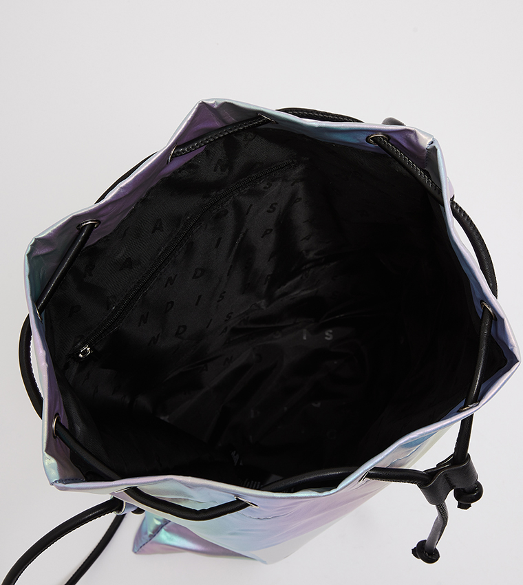 Kids Logo Printed Drawstring Bag