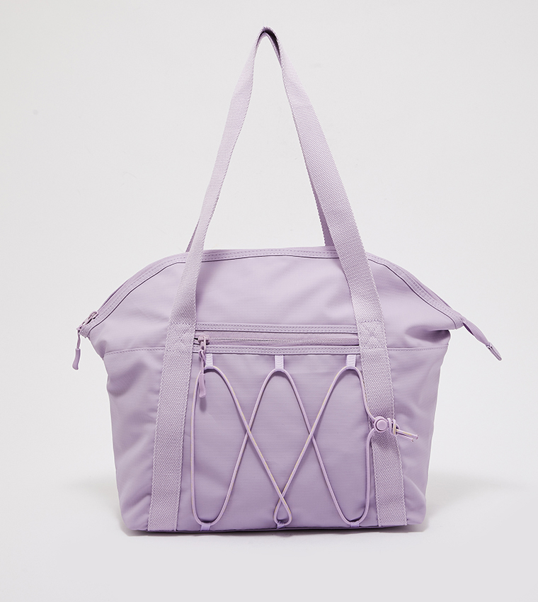 Purple cheap tote bag