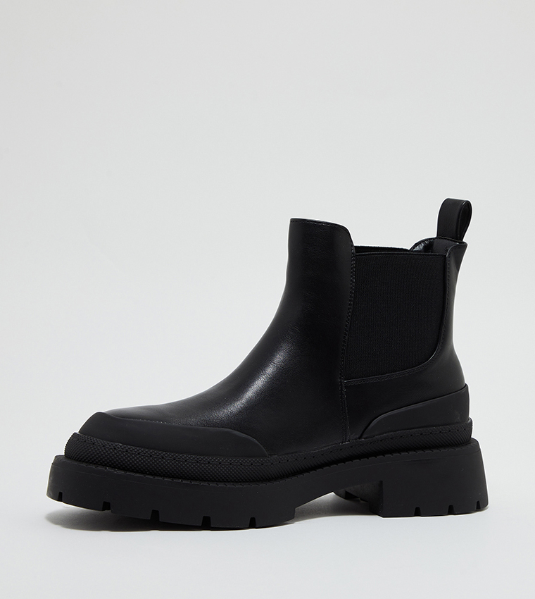 Buy Jenny Fairy @ CCC Solid Chelsea Boots In Black | 6thStreet UAE