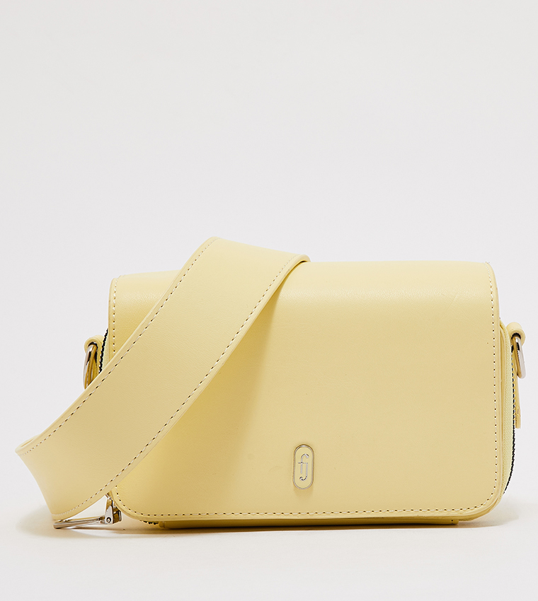 Buy Jenny Fairy CCC Classic Flap Cross Body Bag In Yellow 6thStreet UAE