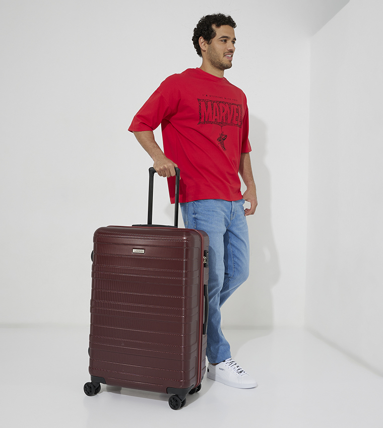 Textured Trolley Bag