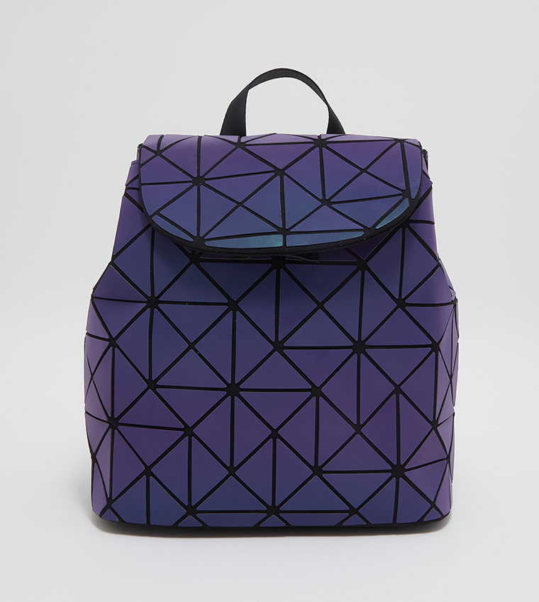 Buy Sprandi CCC Holographic Geometric Backpack In Multiple