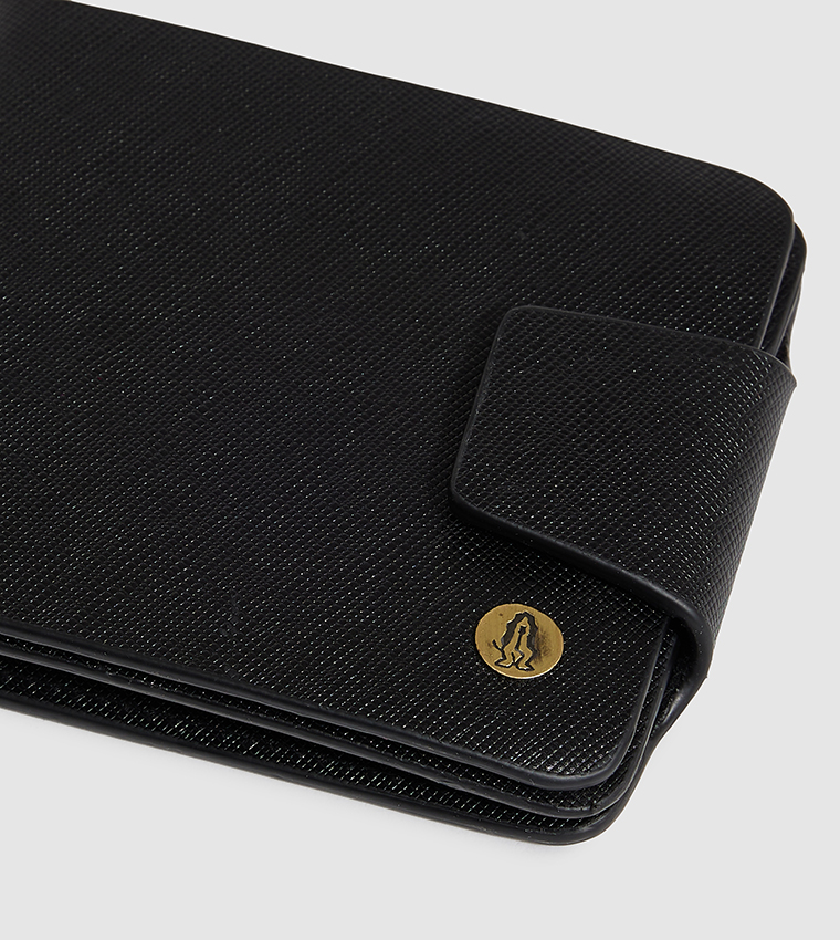 Textured Bi-Fold Wallet