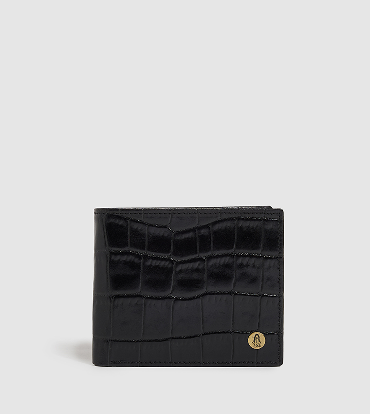 Textured Bi-Fold Wallet