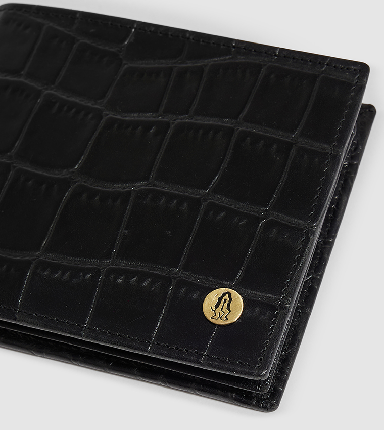 Textured Bi-Fold Wallet