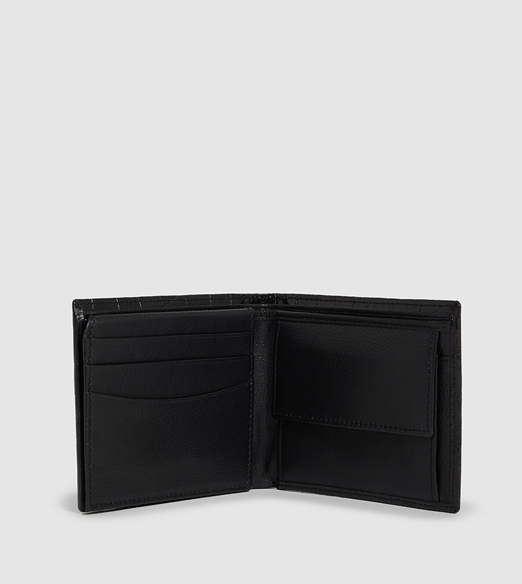 Textured Bi-Fold Wallet