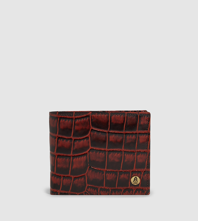 Textured Bi-Fold Wallet