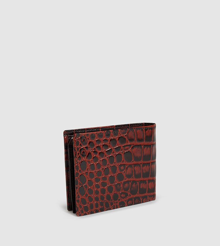 Textured Bi-Fold Wallet