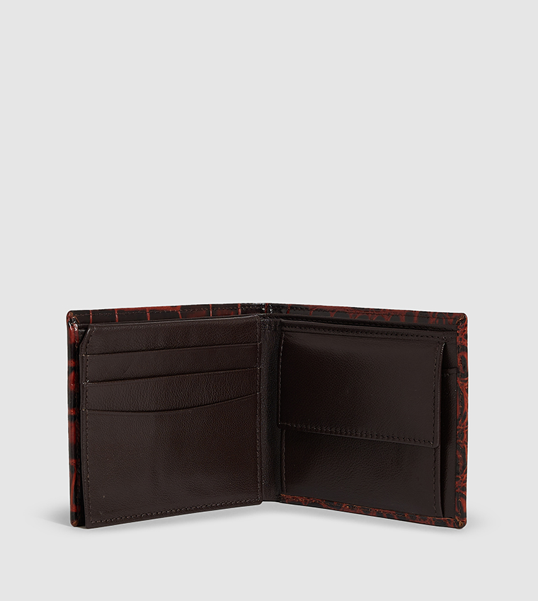 Textured Bi-Fold Wallet
