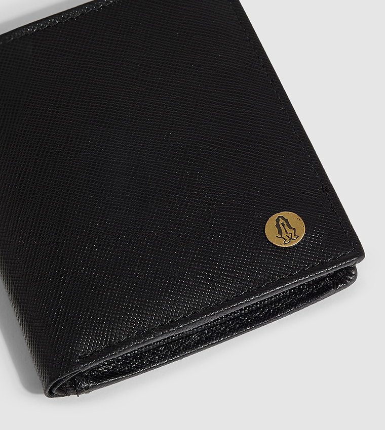 Textured Bi-Fold Wallet