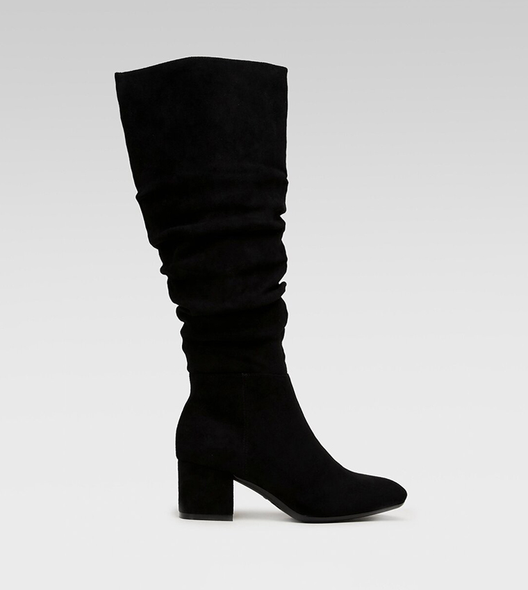 Buy Jenny Fairy CCC Slouch Pointed Toe Knee High Boots In Black 6thStreet Bahrain