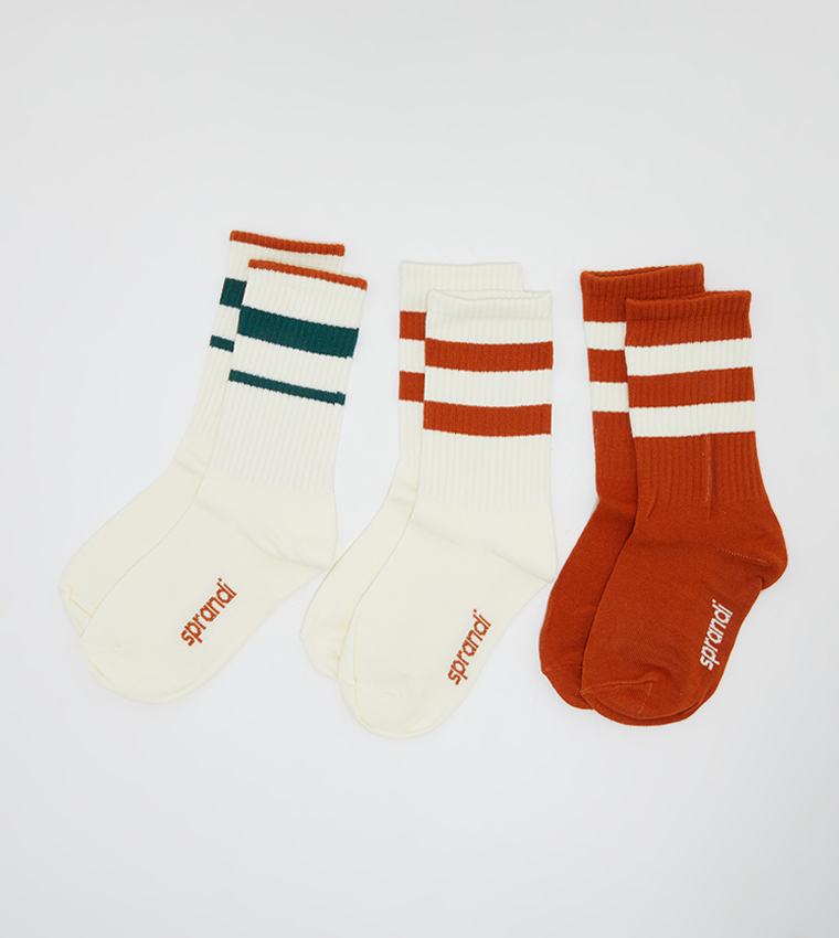 Pack of 3 Printed Socks