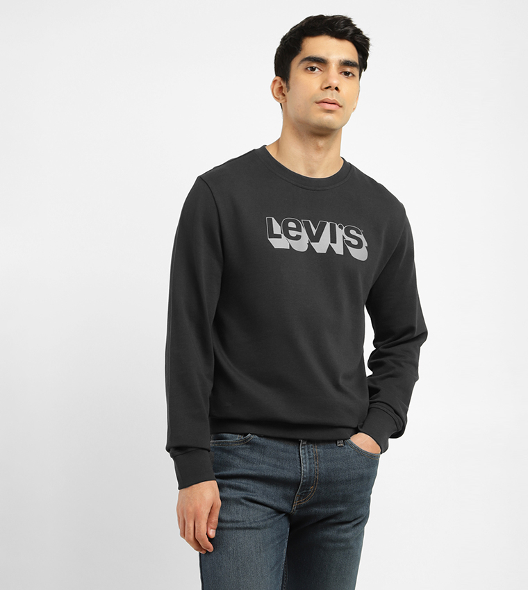 Logo Printed Crew Neck Sweatshirt