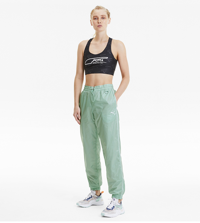 Buy Puma Evide Track Drawstring Elasticated Waistband Closure Pant Green In Green 6thStreet Oman