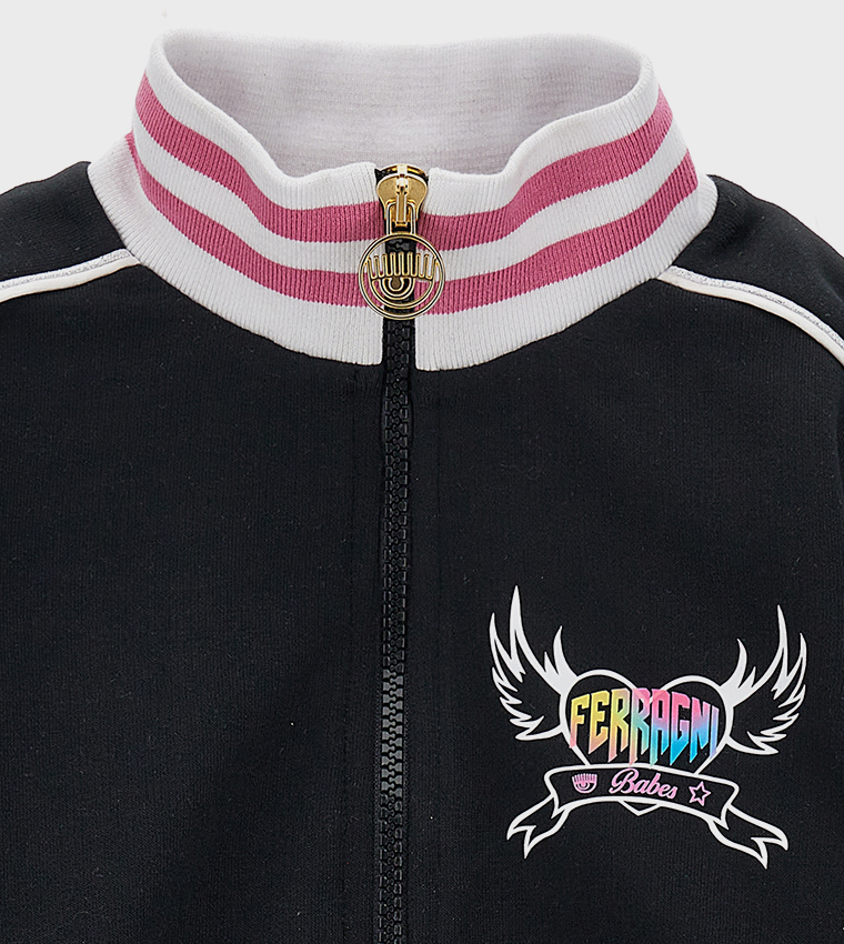 Printed Zip-Through Jacket