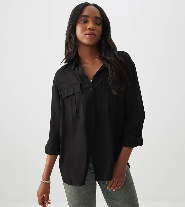 Solid Long Sleeves Shirt