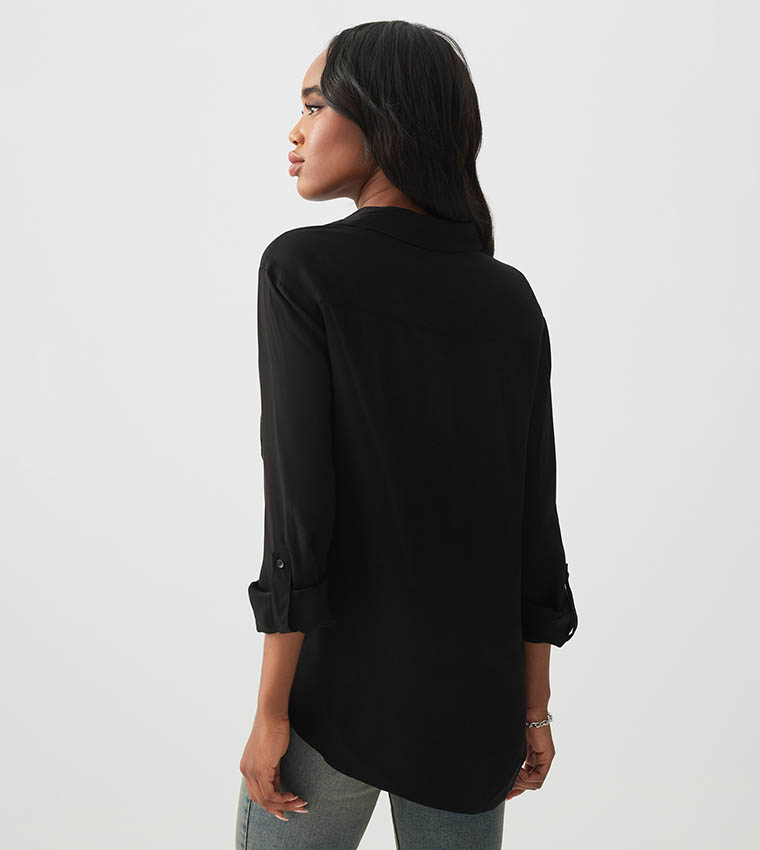 Solid Long Sleeves Shirt