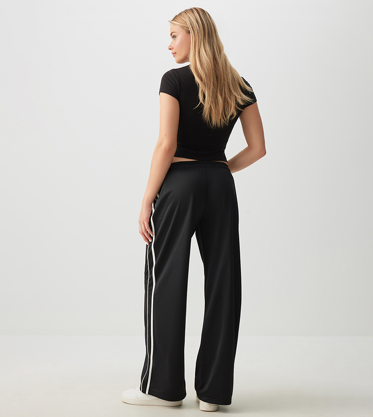 Contrast Detail Scuba Track Pants
