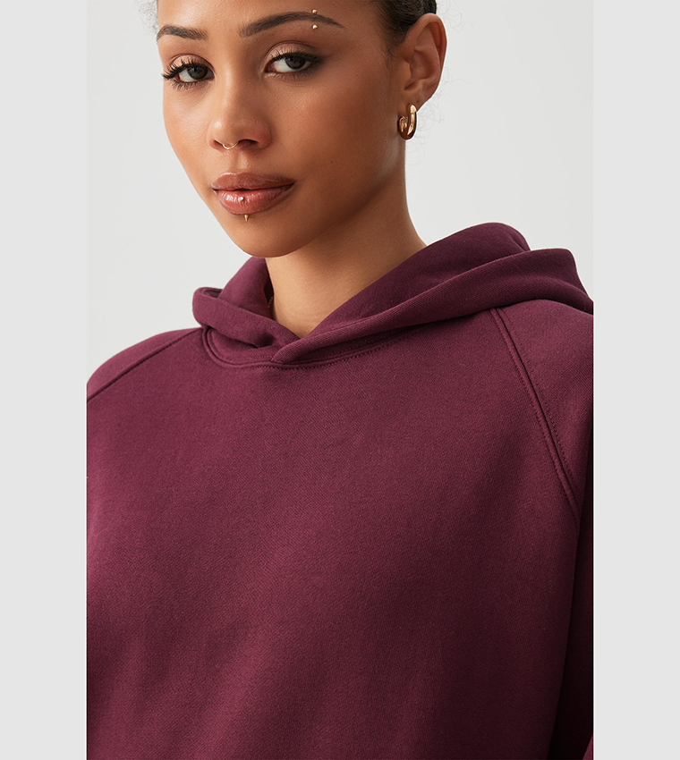 Solid Oversized Hoodie