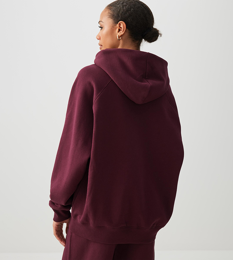 Solid Oversized Hoodie