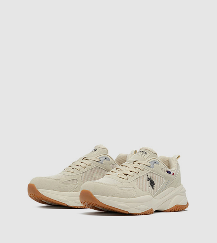 BOLIVAR Logo Detail Lace-Up Sneakers